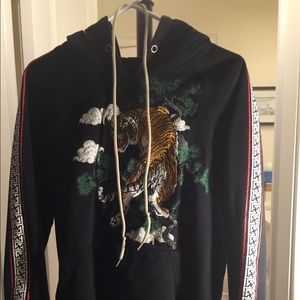 Koodoo brand hoodie, with new strings embroidered